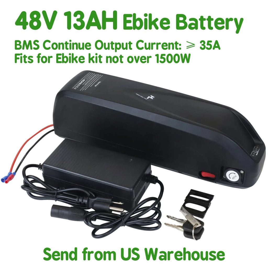 48V 13Ah Lithium ion Ebike Battery For 1000W 1500W Electric Bicycle Motor Bike