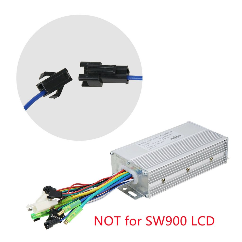 Voilamart 48V 1000W  Electric Bicycle Controller Kit Ebike Conversion Accessories without the wire for connecting the LCD display