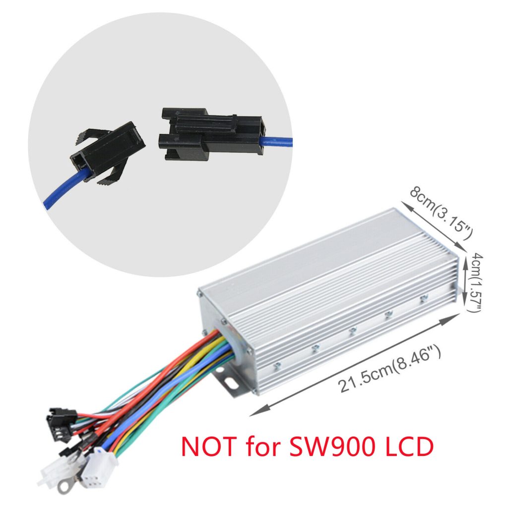 Voilamart 48V 1500W Electric Bicycle Controller Kit Ebike Conversion Accessories Without the wire for connecting the LCD display.