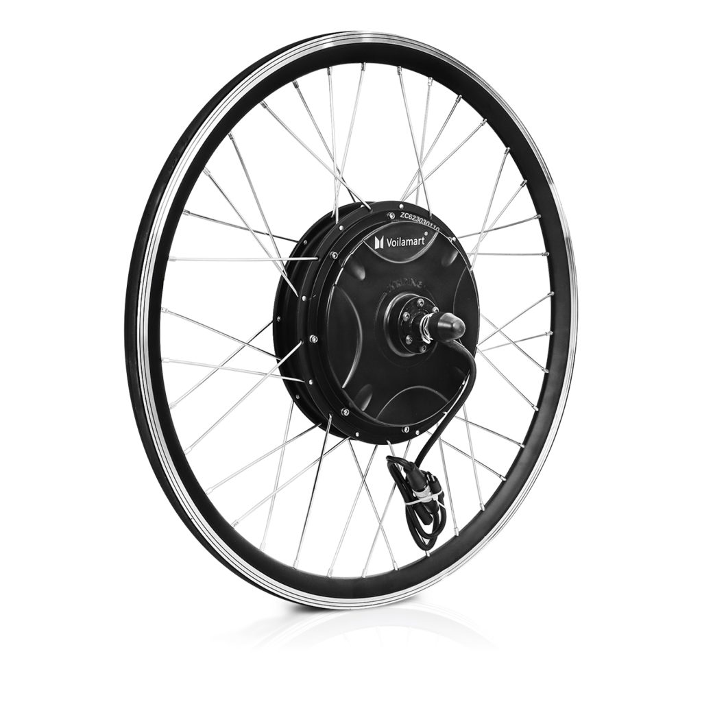 Waterproof Built-in Controller 48V 1500W 26" Rear Brushless Gearless Hub Motor Wheel
