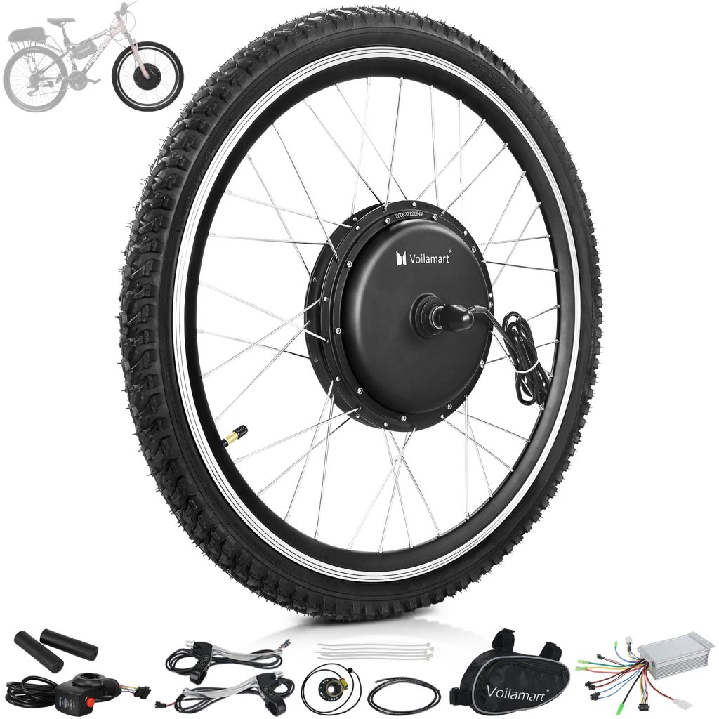 Voilamart 26" 36V Electric Bike Bicycle Conversion Kit Front Wheel E-Bike Motor