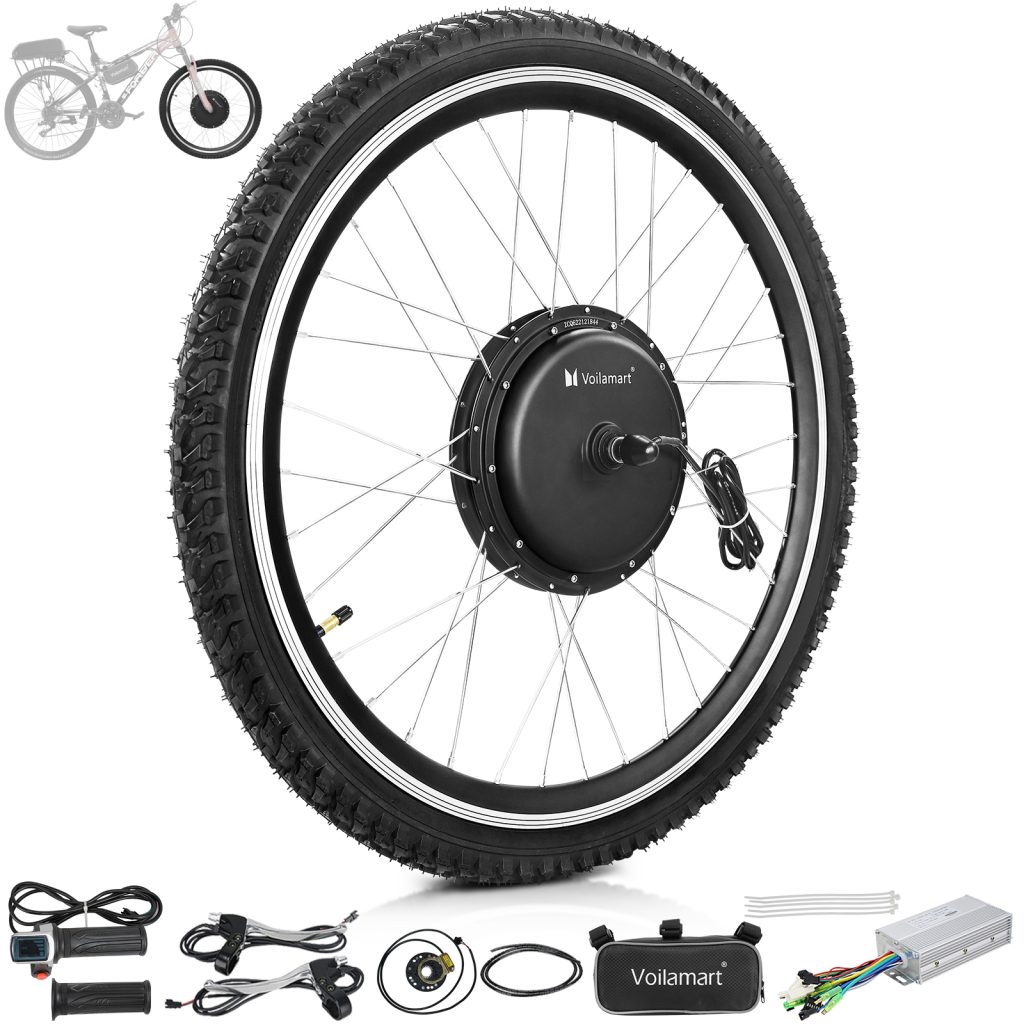 Voilamart 48V 1000W 29" Front Wheel Electric Bicycle Kit Motor Conversion Kit Bike Cycling Hub