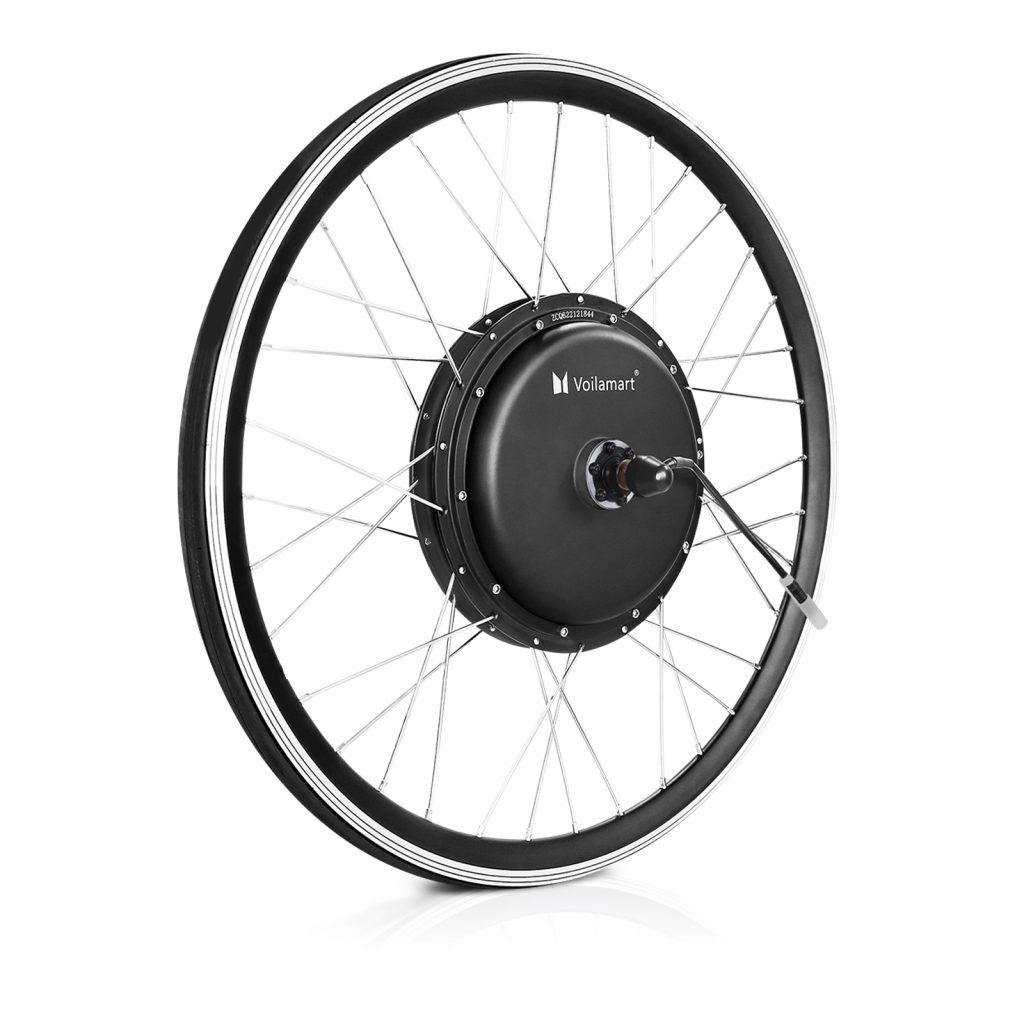 Waterproof 48V 2000W 28" Rear Brushless Gearless Hub Motor Wheel