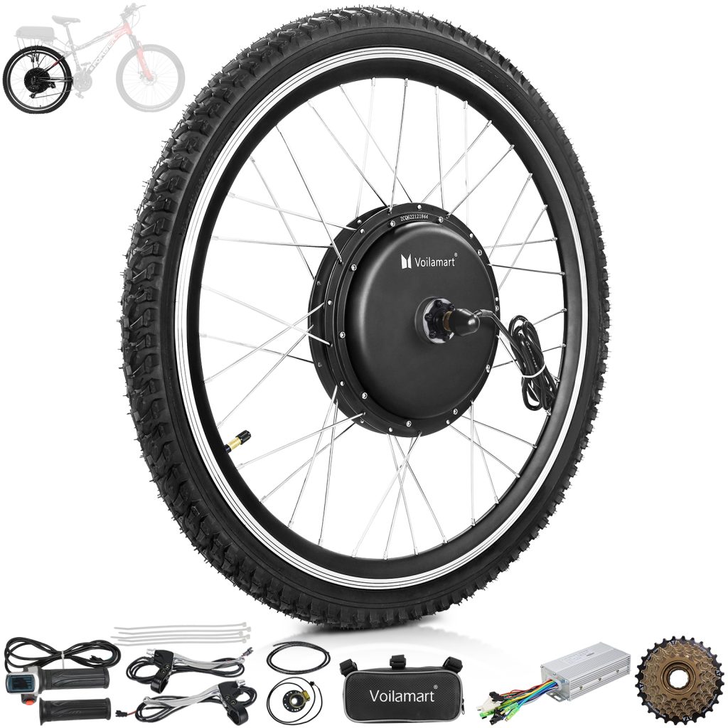 Used Voilamart 26" Electric bike Conversion kit 48V 1000W Ebike Motor Cycling Hub